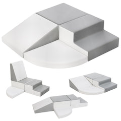 Sumbababy climbing foam blocks assembled playset supports indoor balance and imaginative activities