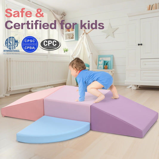 Sumbababy foam blocks holds and ramps for active climbing