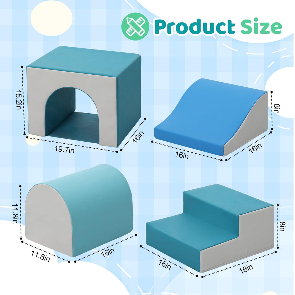 Sumbababy indoor climber setup creates a compact play area for early physical development.