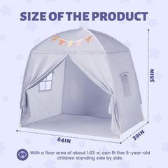 Sumbababy indoor playhouse uses soft polyester fabric for comfort