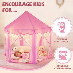 Sumbababy portable kids tent is lightweight for indoor or outdoor use.