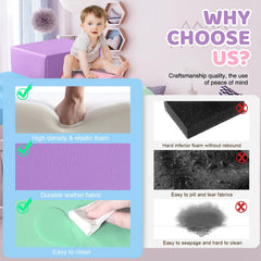 Sumbababy climbing blocks ramp enables versatile layouts for imagination.