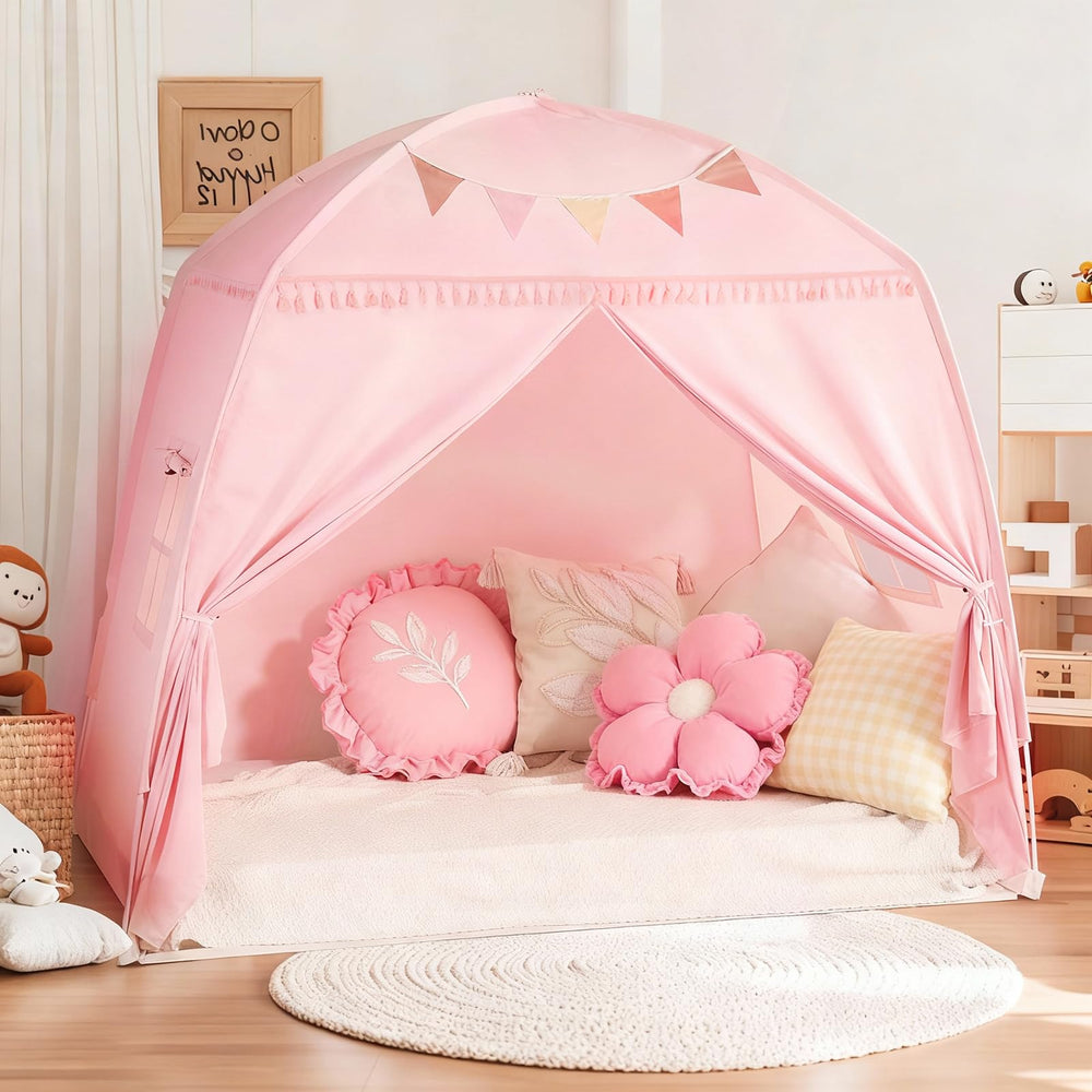 Sumbababy spacious play area fits multiple children and a mattress