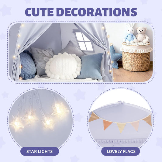 Sumbababy tepee dome design creates a spacious private play space
