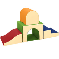 Sumbababy Toddler climbing foam block tunnel for safe indoor exploration