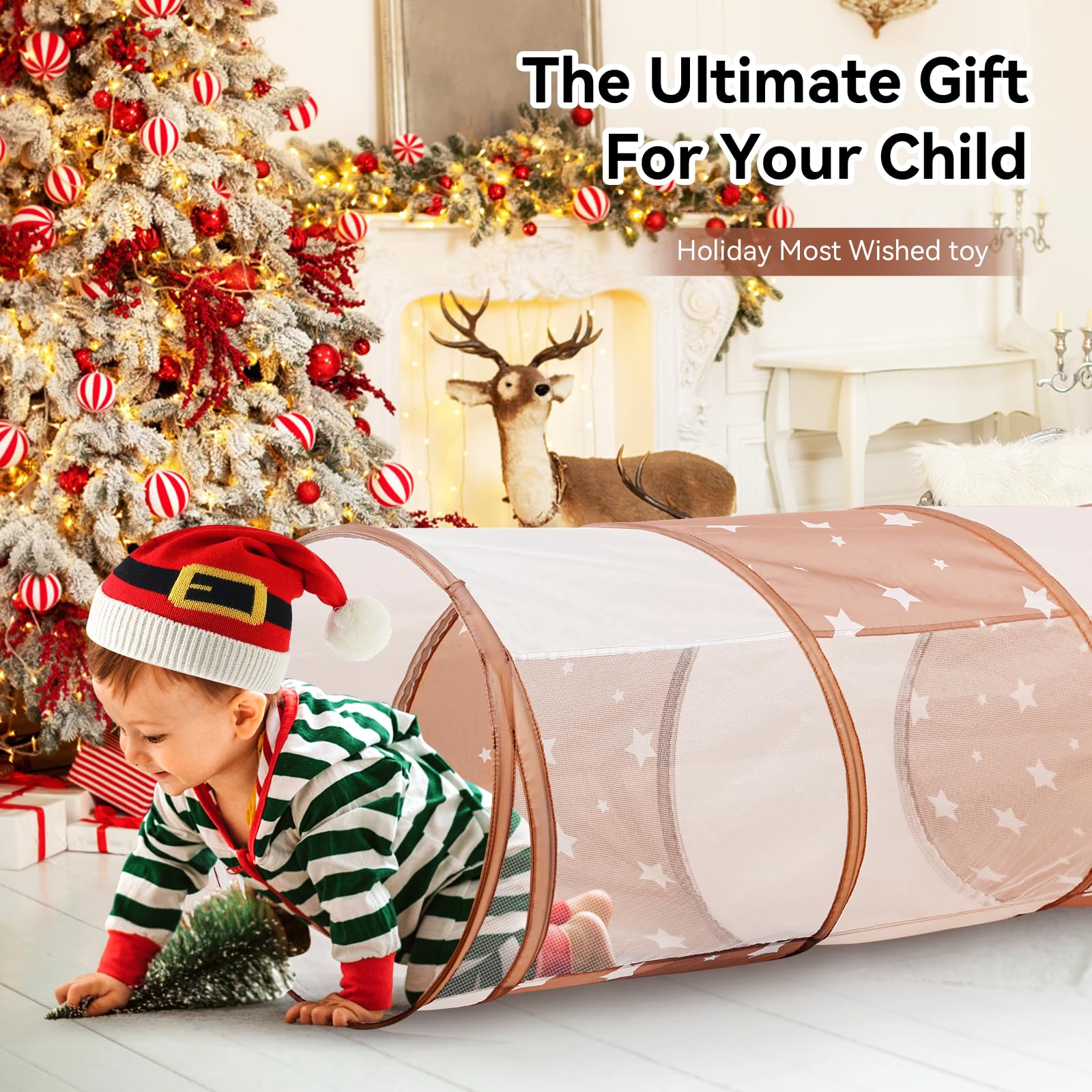 Sumbababy tunnel is durable and easy to wipe clean after use.