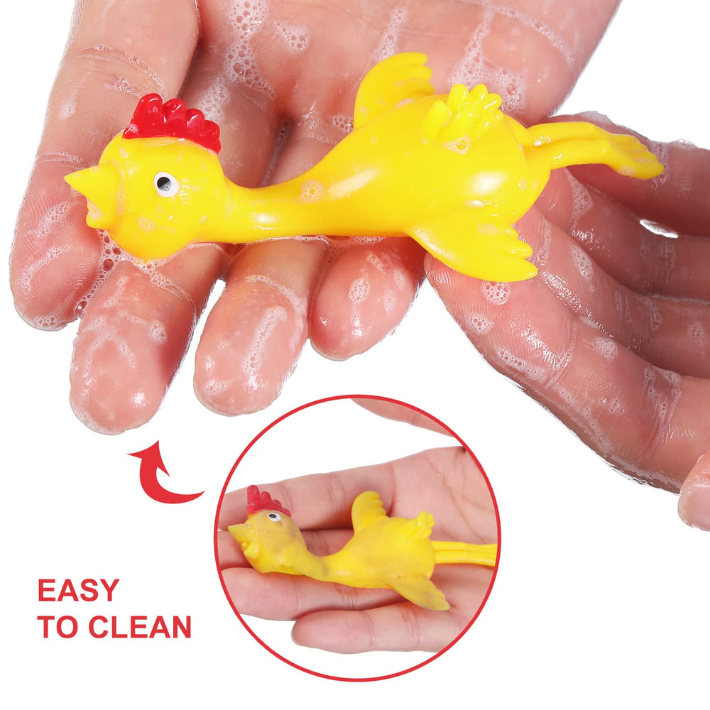 Sumind yellow chicken flinger gift set adds playful décor and game options.
