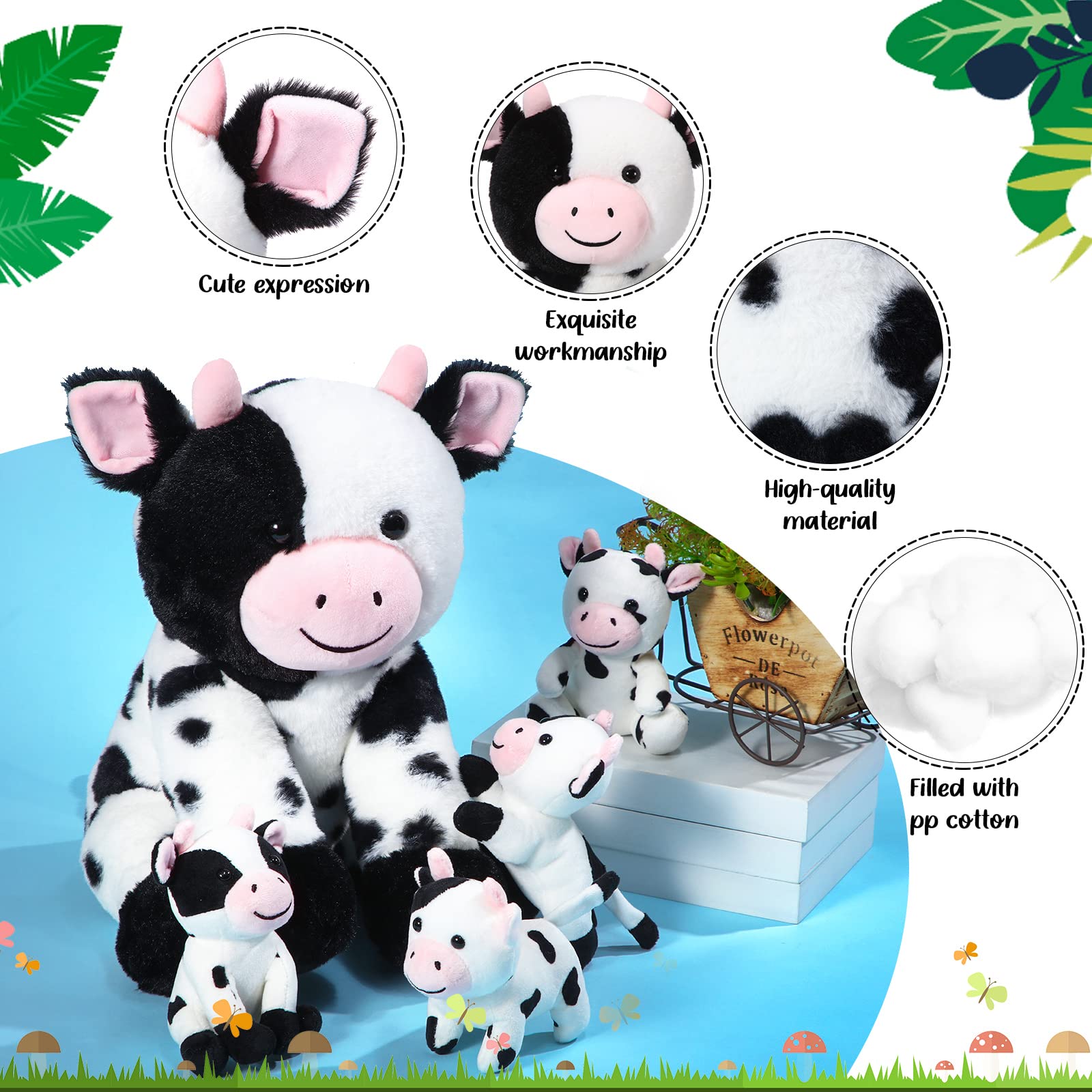 Sumind baby calf plush in pose one to inspire imaginative playtime