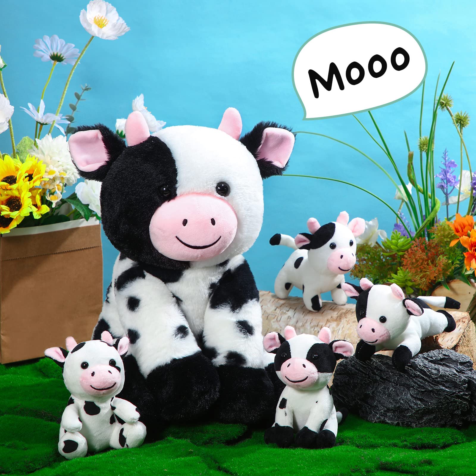 Sumind baby calf plush in pose two for varied cuddle options
