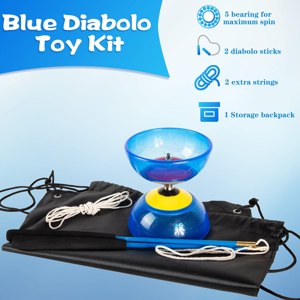 Sumind drawstring bag stores the diabolo kit securely.