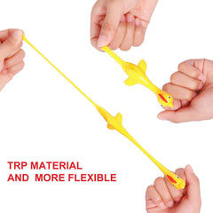 Sumind elastic TPR chicken flinger demonstrated for hands-on play.
