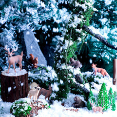 Sumind forest animals doe figurine enhances woodland-themed decor and imaginative play.