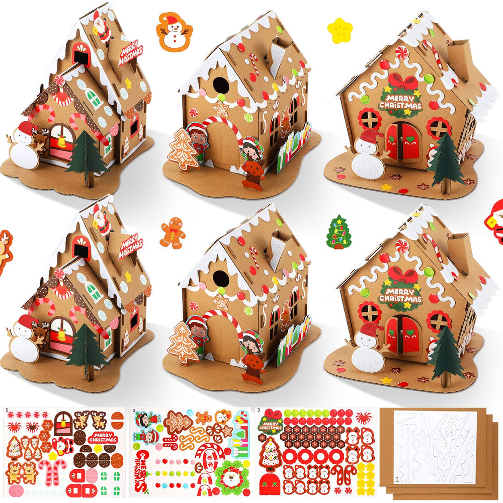 Sumind gingerbread house kit packaging with festive colors ideal for gifting and unboxing