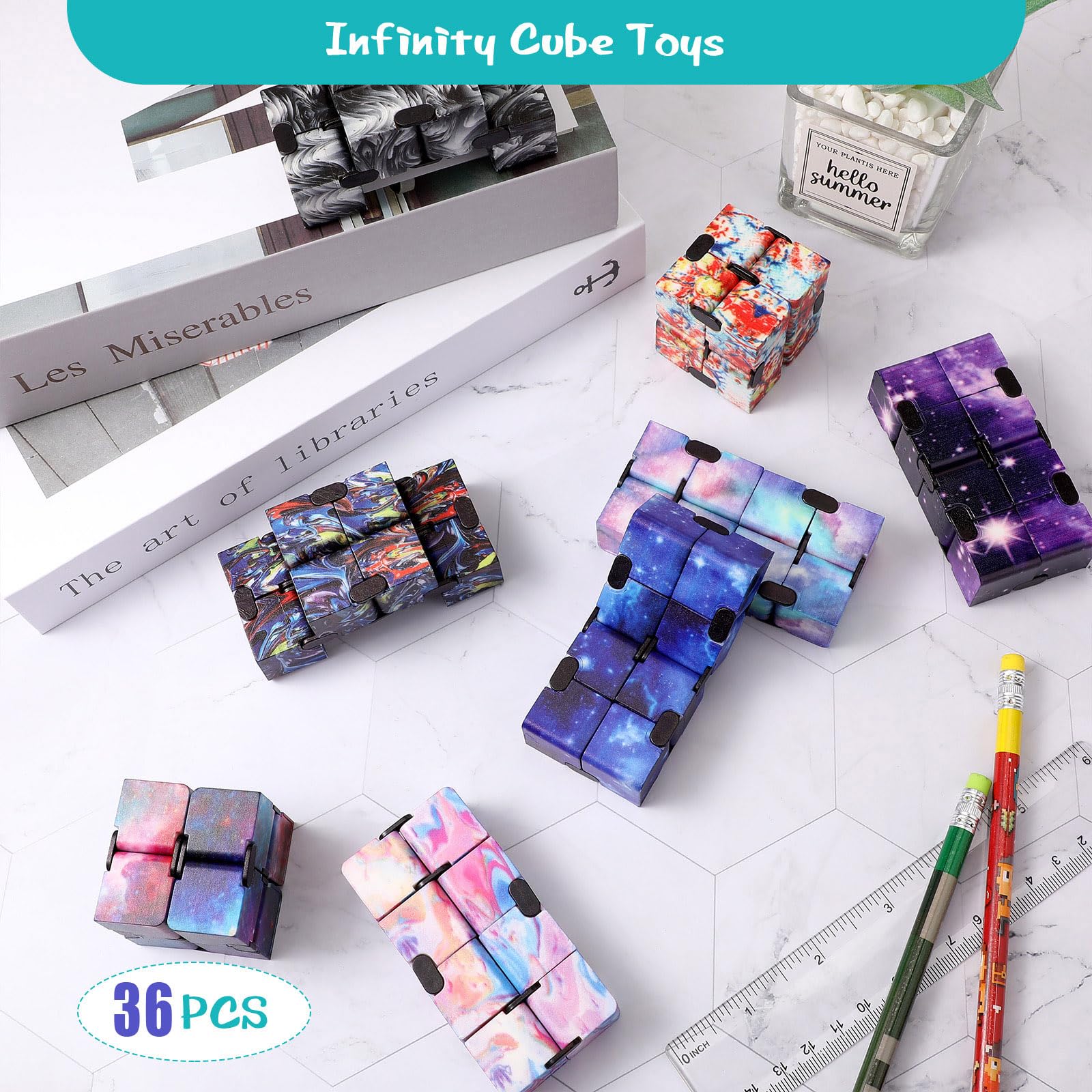 Sumind Infinity Cube quiet fidget toy for waiting rooms and calm focus