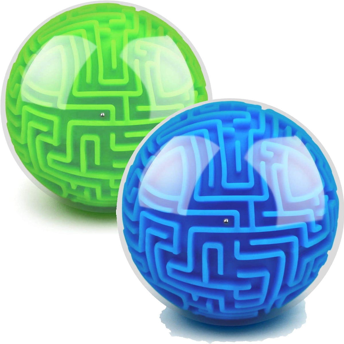 Sumind maze ball blue-green front view shows vibrant colors and tactile focus practice