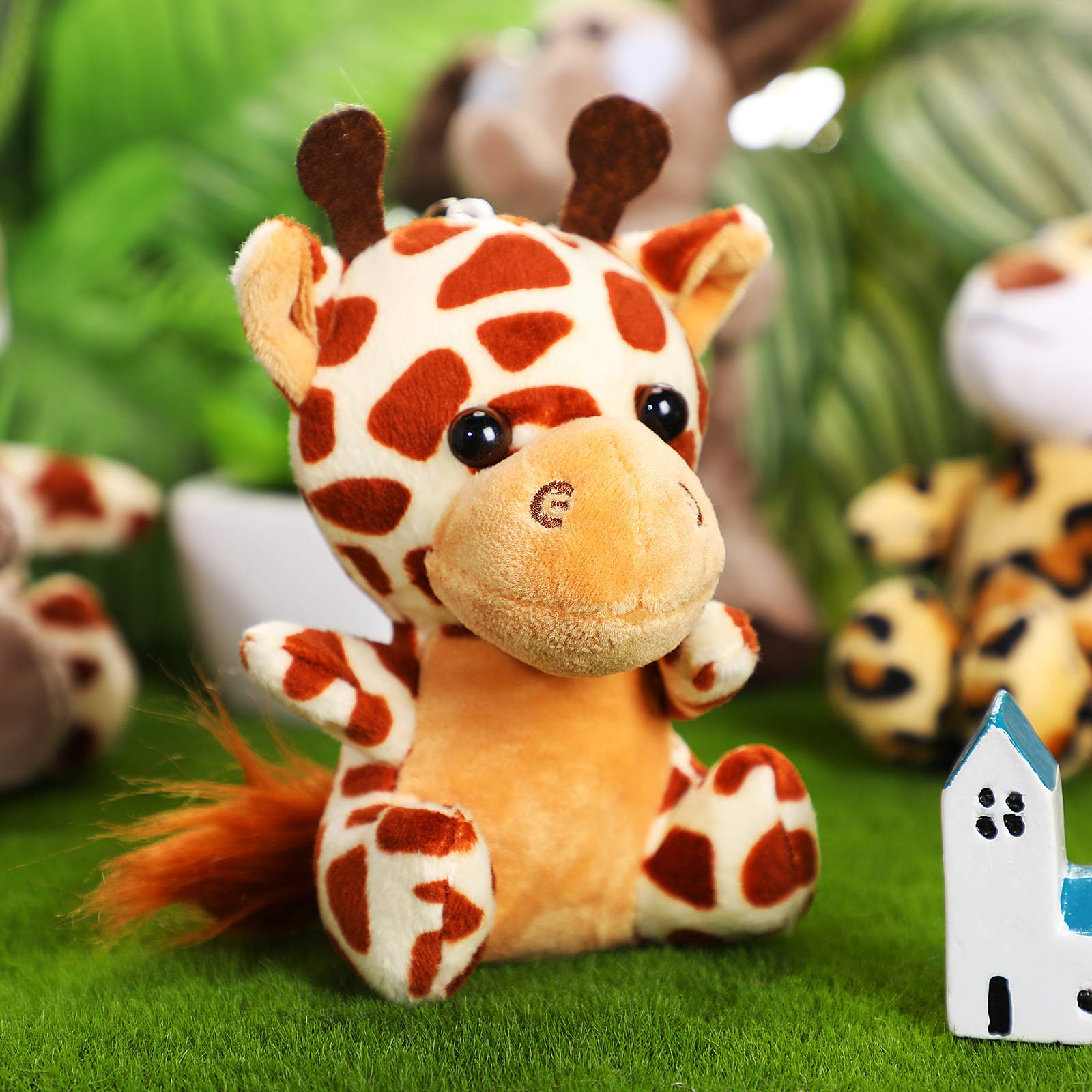 Sumind zebra plush in bright color for party decor and gifts