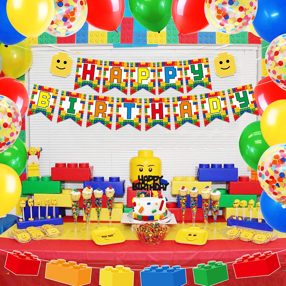 Sumjollity building blocks confetti balloons; extra sparkle for celebrations.