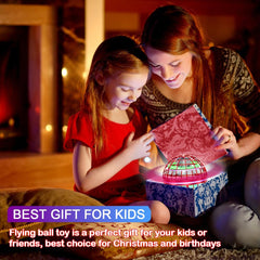 SUMMERLANGUAGE Flying Orb Ball blue USB charging for quick refresh.