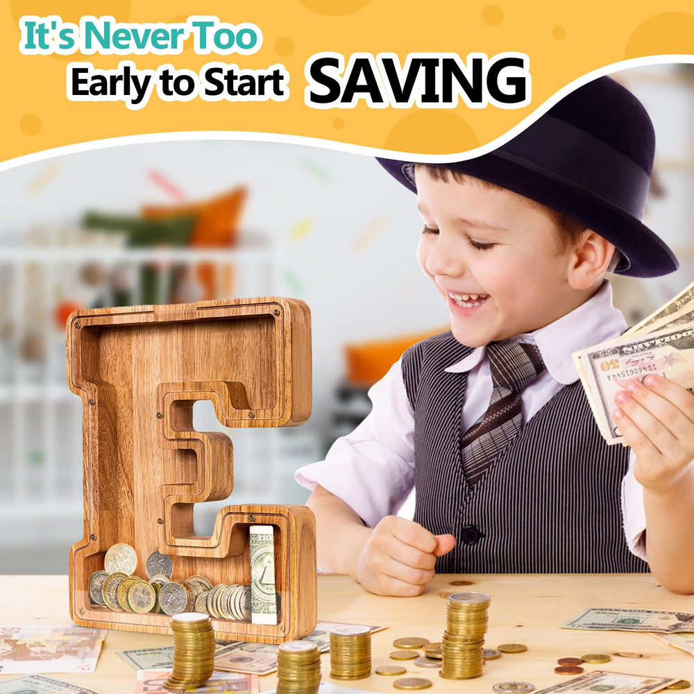 SummiDate piggy bank side view highlights smooth edges for safe handling.