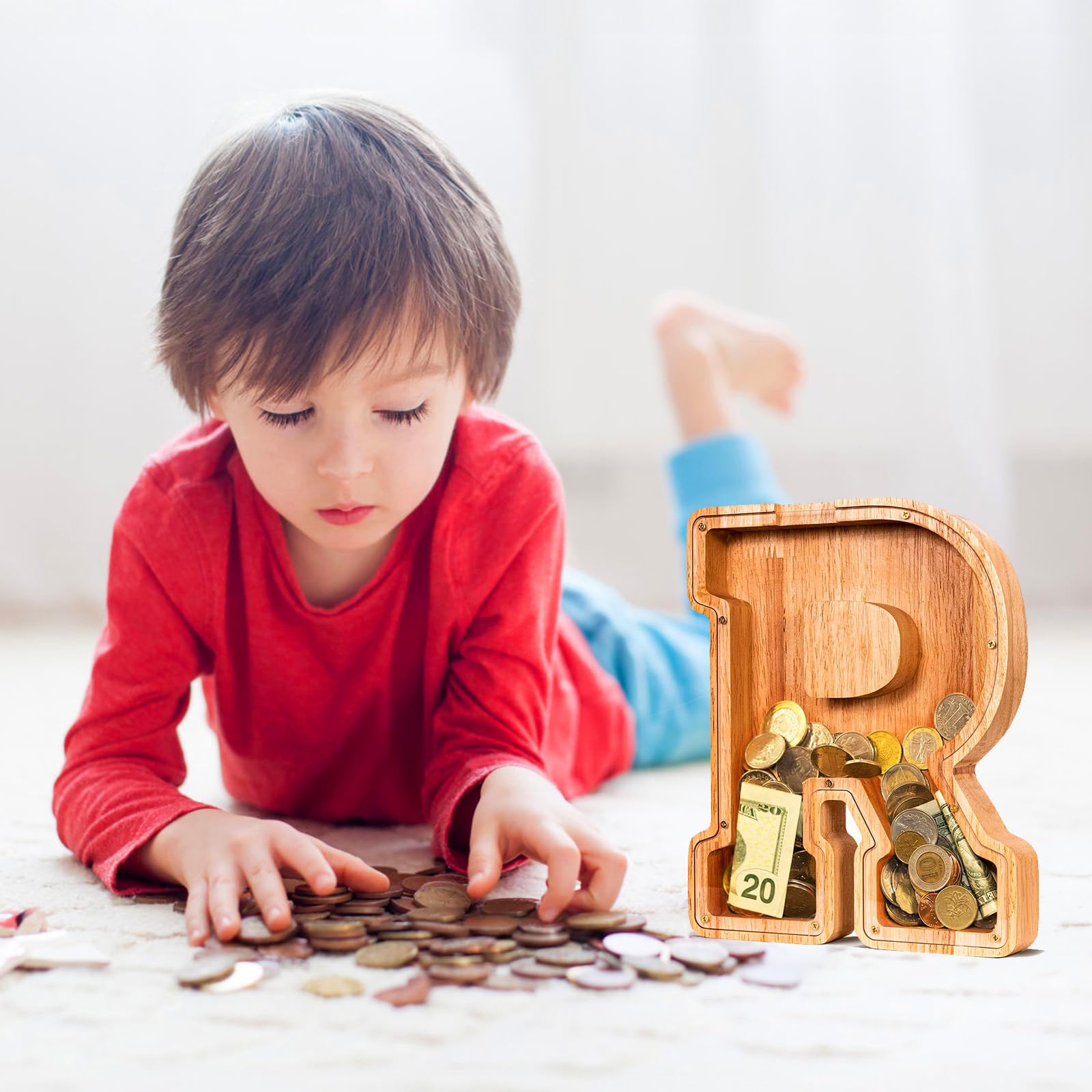 SummiDate removable acrylic cover provides easy access to coins.