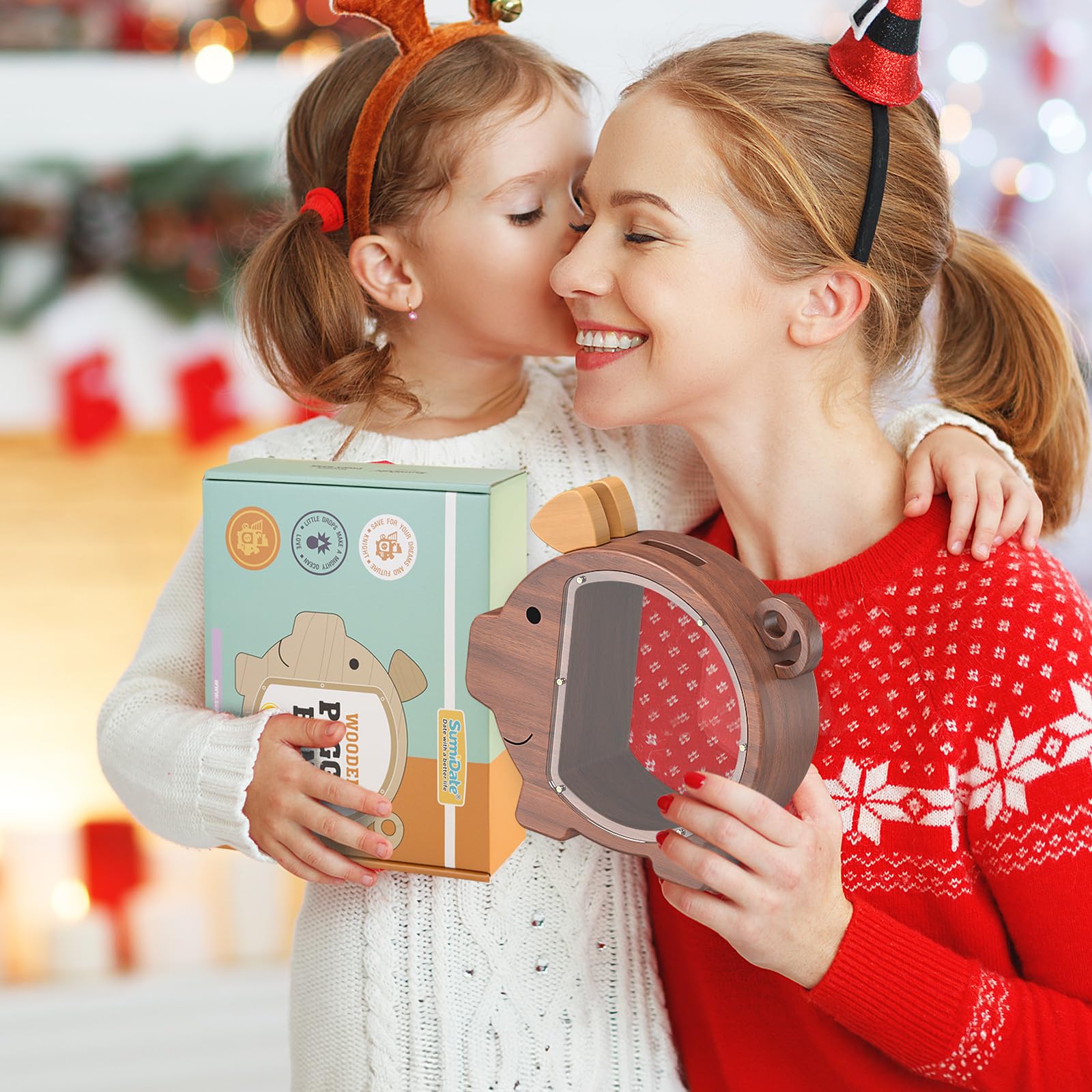 Summidate personalized money bank makes a thoughtful gift for birthdays and holidays.