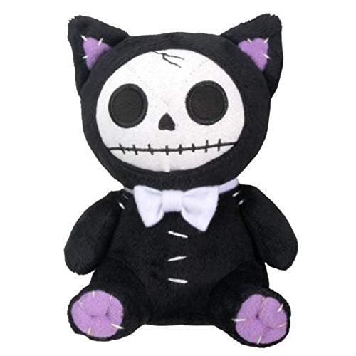 SUMMIT COLLECTION Furrybones Black Cat Mao Mao bow-tie detail, ideal gift for collectors.