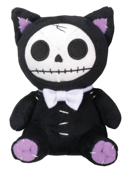 SUMMIT COLLECTION Furrybones Black Cat Mao Mao front view plush, cuddly companion.