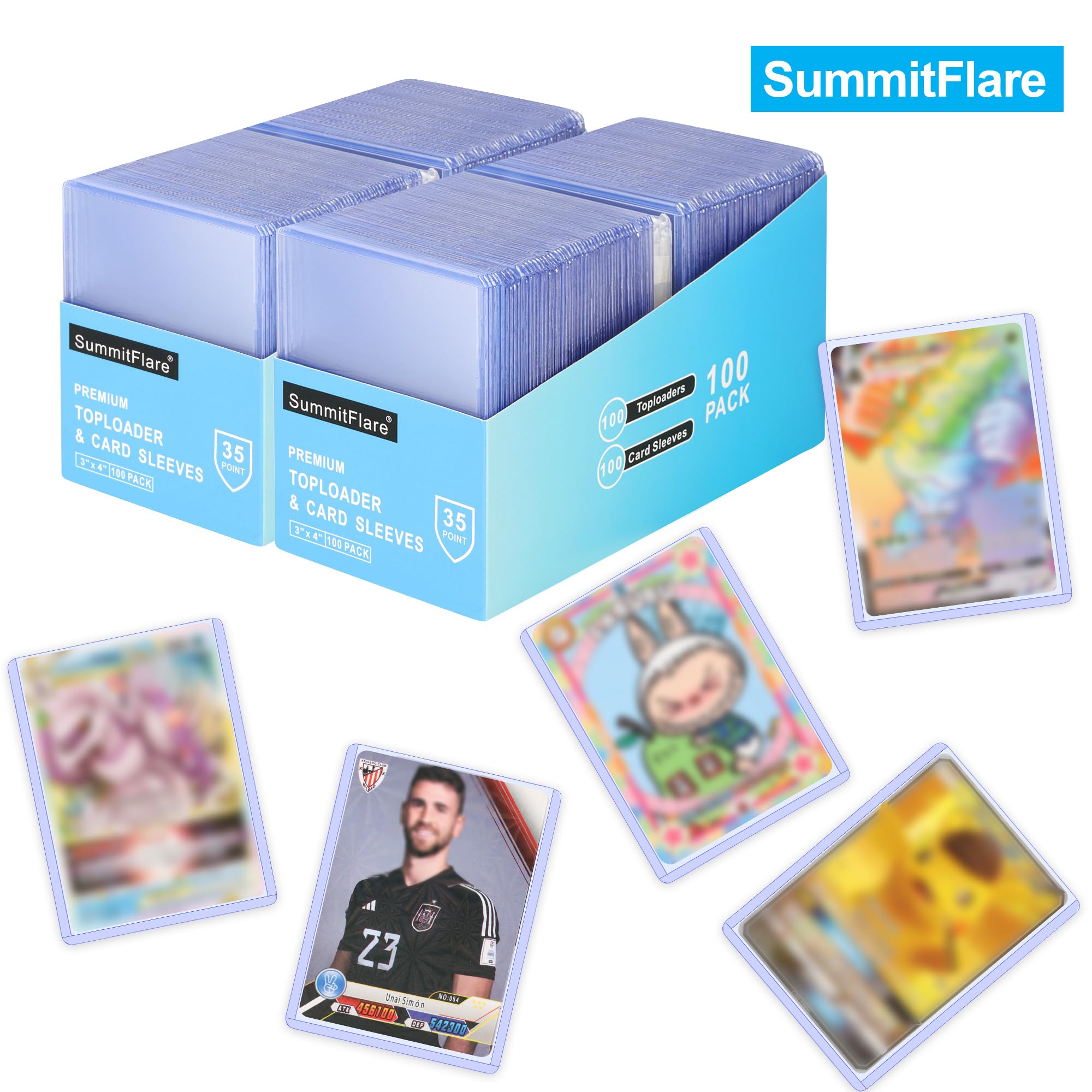 SummitFlare display-ready sleeves help collectors showcase cards with protection.