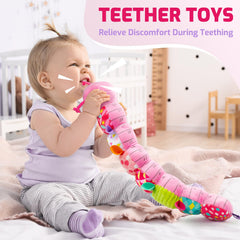 Sumobaby Caterpillar back crinkle textures enhance auditory and tactile play during tummy time