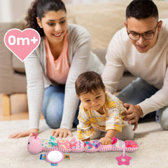 Sumobaby Caterpillar textures promote sensory exploration during play.