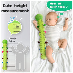 Sumobaby caterpillar toy built-in height ruler for tummy time measurement