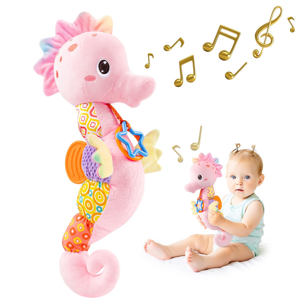 Sumobaby Seahorse back textures for visual and tactile exploration.