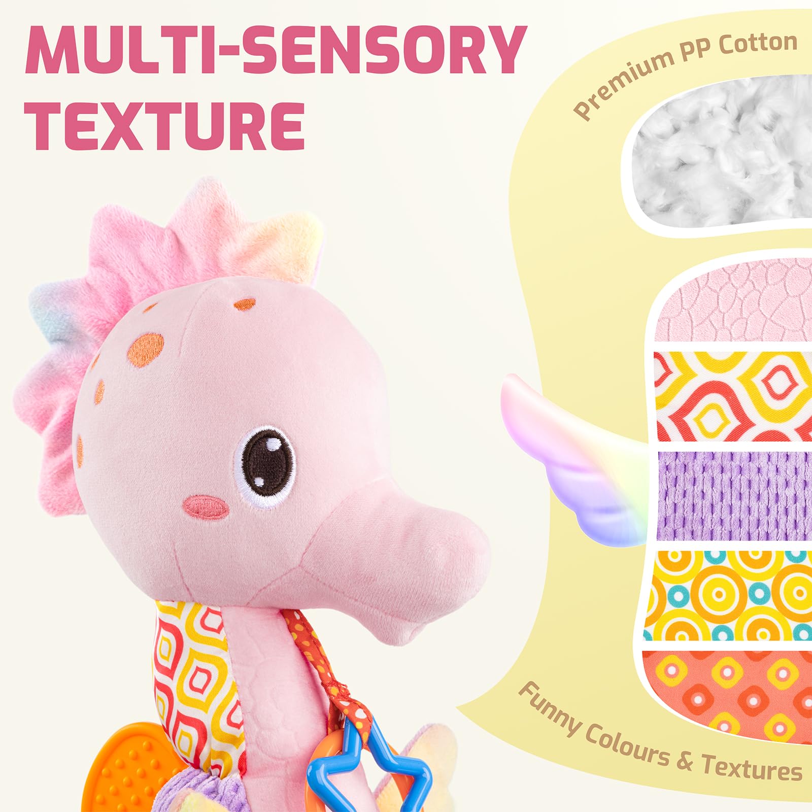 Sumobaby Seahorse head music box delivers a gentle song.