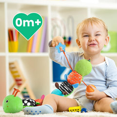 Sumobaby soft teether plush offers safe, soothing baby play
