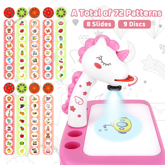Sumsoltic unicorn stickers add whimsy to kids' art projects.