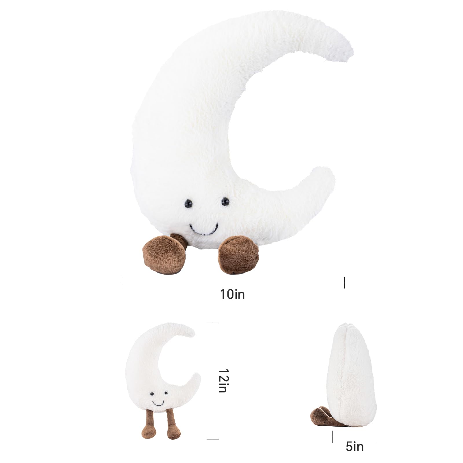 Sun and Moon Plush bedroom decor, adds warmth to any room.