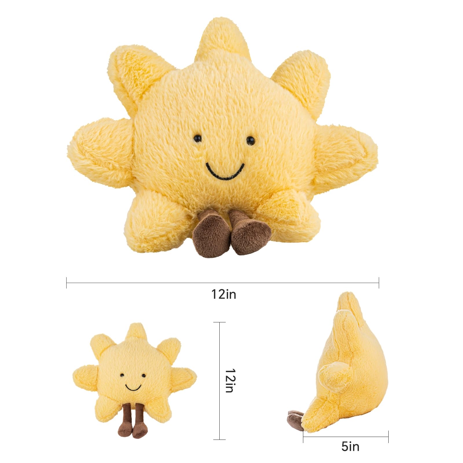 Sun and Moon Plush gift set, thoughtful present for birthdays.