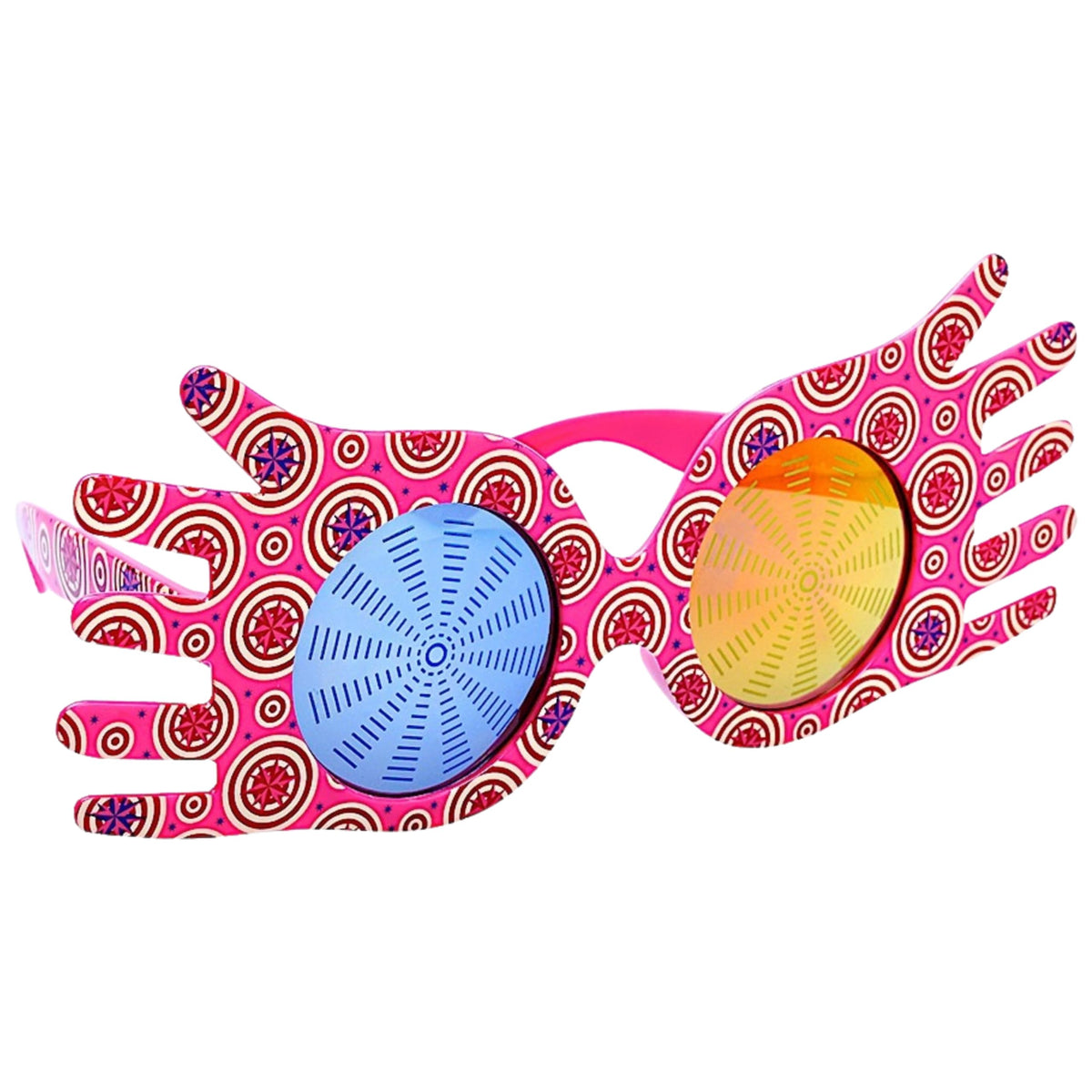 Sun-Staches Luna Lovegood Spectrespecs front view with UV400 protection for sunny days.