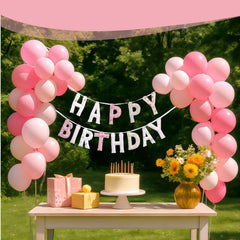 Suncalla banner is suitable for indoor or outdoor party setups