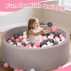 Lightweight 0.01 lb balls are easy for little hands to grip and toss