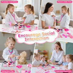 Sundaymot Doctor Kit pill capsules enhance sorting and counting activities during play.