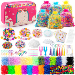 Sundaymot loom bands kit with color variety for vibrant bracelets