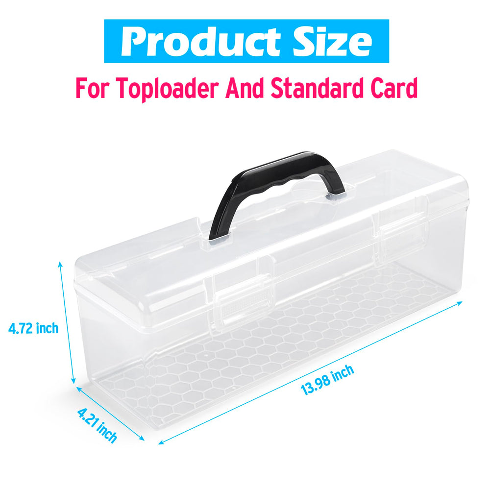 SUNEZLGO durable plastic construction protects cards from dust, scratches, and impacts.