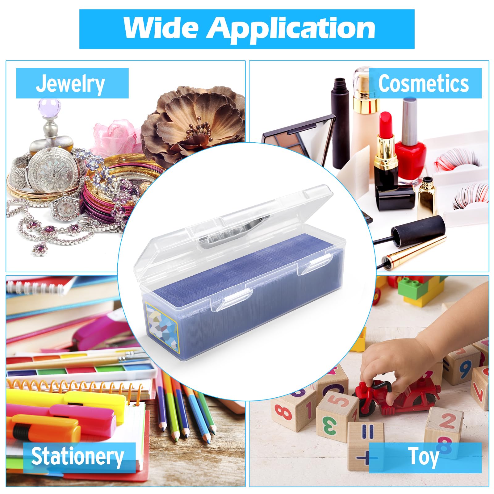 SUNEZLGO gift-ready card storage box suitable for collectors and students