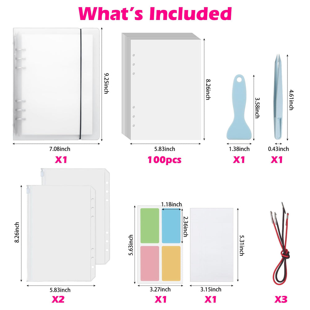 SUNEZLGO sticker album opens flat for precise, easy placement.