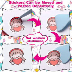 SUNEZLGO included tweezers prevent fingerprints while placing stickers.