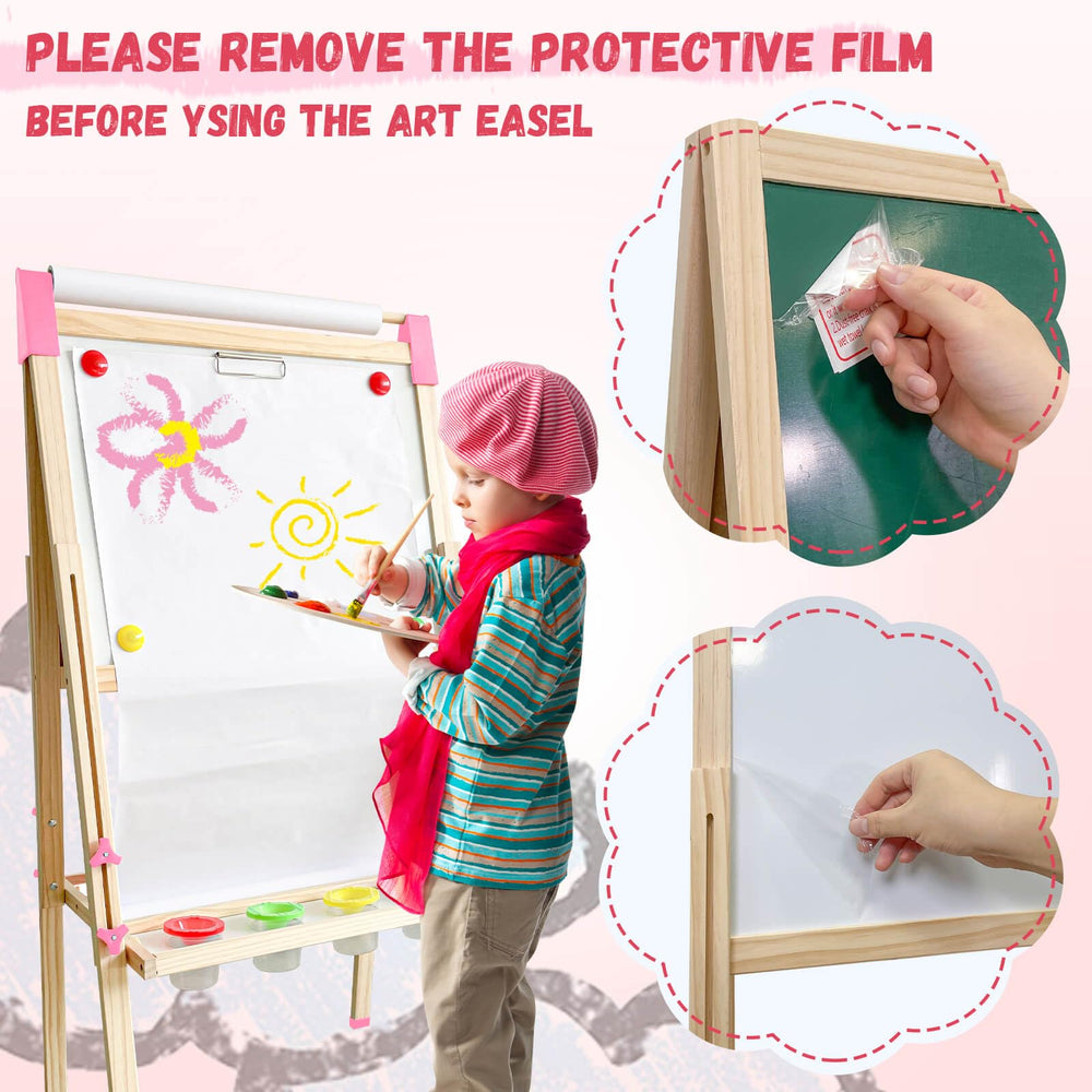 SUNFATT Wooden frame has a smooth finish and rounded corners for safety.