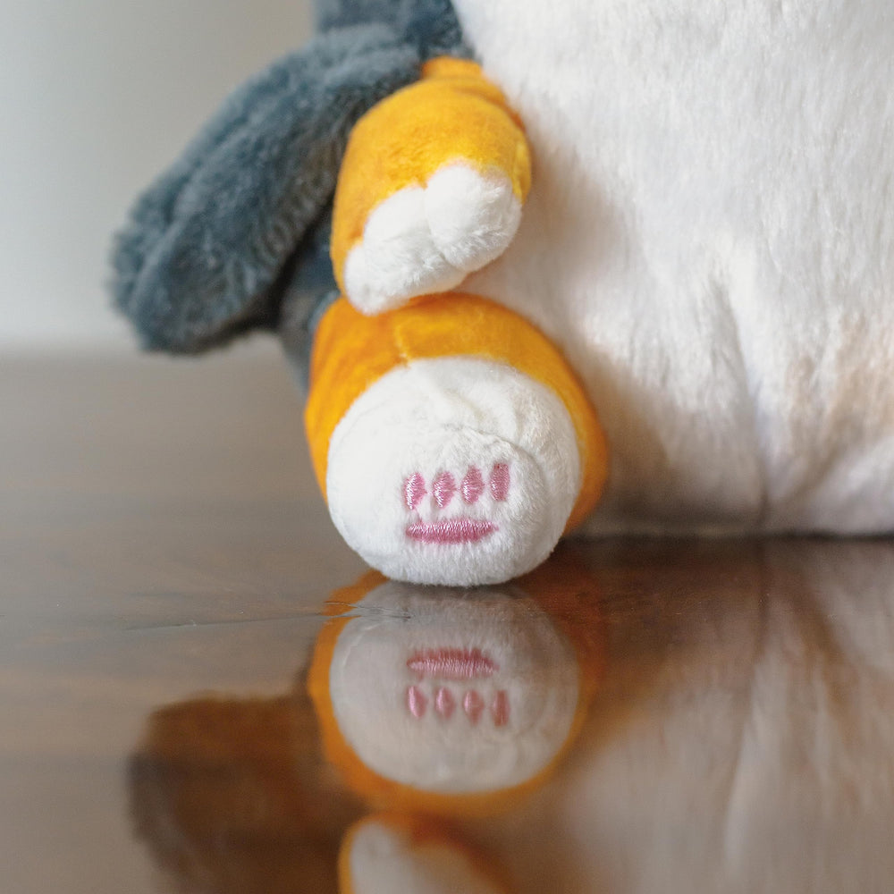 Sunfedmiss Shark Cat plush in a kid’s room decor setup, cute centerpiece.