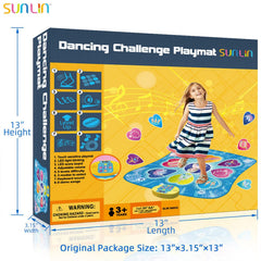 SUNLIN durable anti slip dance mat for safe indoor and outdoor dancing.
