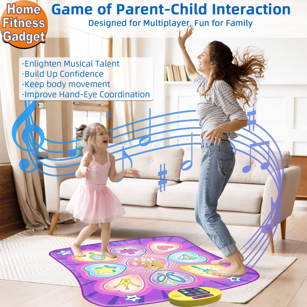 Sunlin Dance Mat features nine built-in songs for variety.
